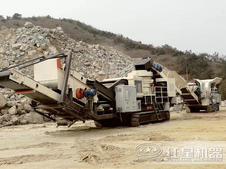 建筑垃圾破碎現(xiàn)場，選好設(shè)備收益更高