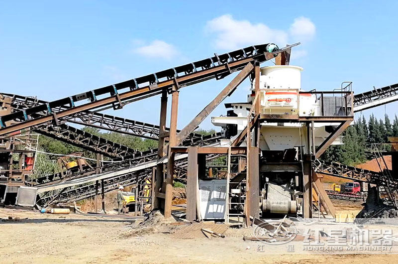 制砂機(jī)成品粒型好，成品多用于建筑工程，道路基建